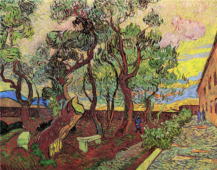 The Garden Of Saint-Paul Hospital 1889 3